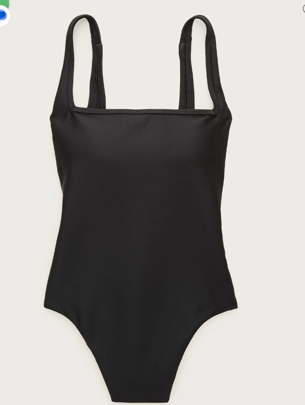 J Crew Squareneck one-piece in Classic Sculpt™ CS583 $138 NEW! Size 8 Black